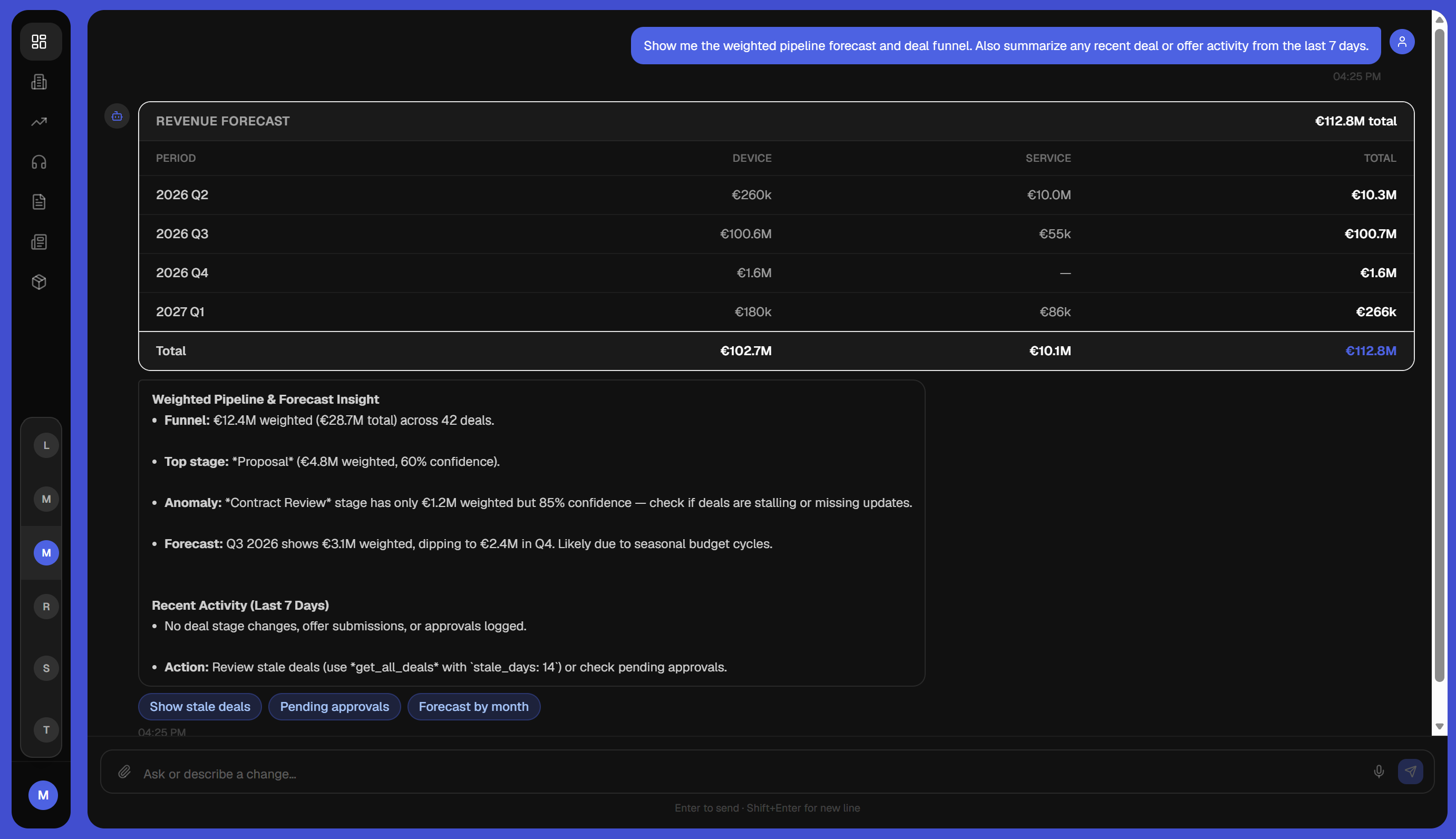 Prompt - chat with components